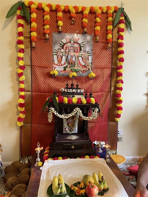 Satyanarayan puja decoration ideas - Hindus worship by venerating religious icons and images called “murtis,” and by reciting prayers called “mantras.” Hindu worship is simply called “puja,” which literally means “hon...